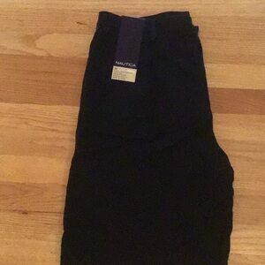 Men’s Nautica Black Linen Shorts